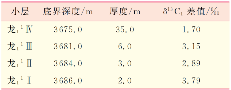 碳同位素分析实例数据